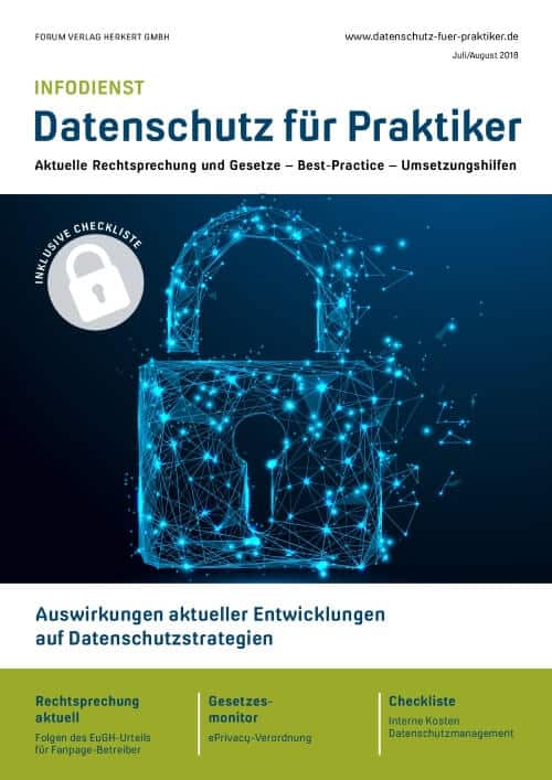 Ausgabe Juli/August 2018 Datenschutzstrategien